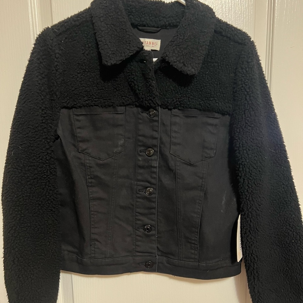 Black jean jacket